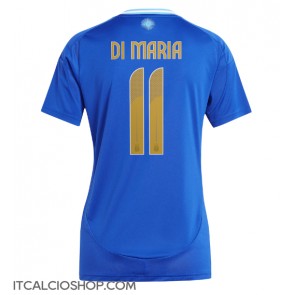 Argentina Angel Di Maria #11 Seconda Maglia Femmina Copa America 2024 Manica Corta